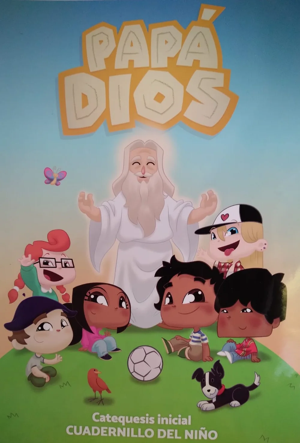Portada de Papá Dios — Cuadernillo del niño