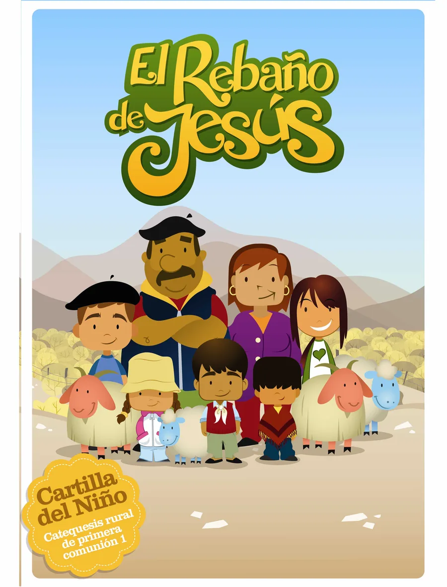 Portada de El rebaño de Jesús — Cuadernillo del niño