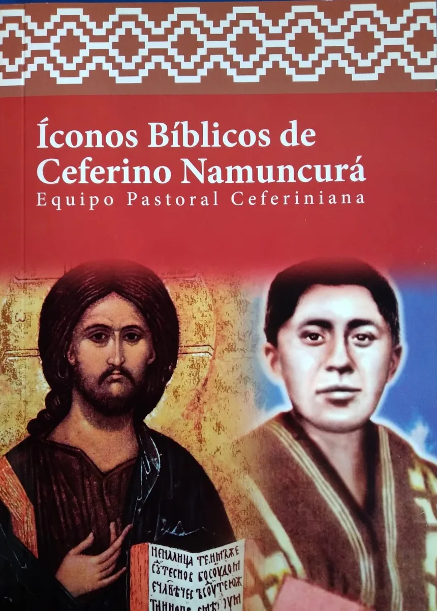 Portada de Íconos bíblicos de Ceferino Namuncurá