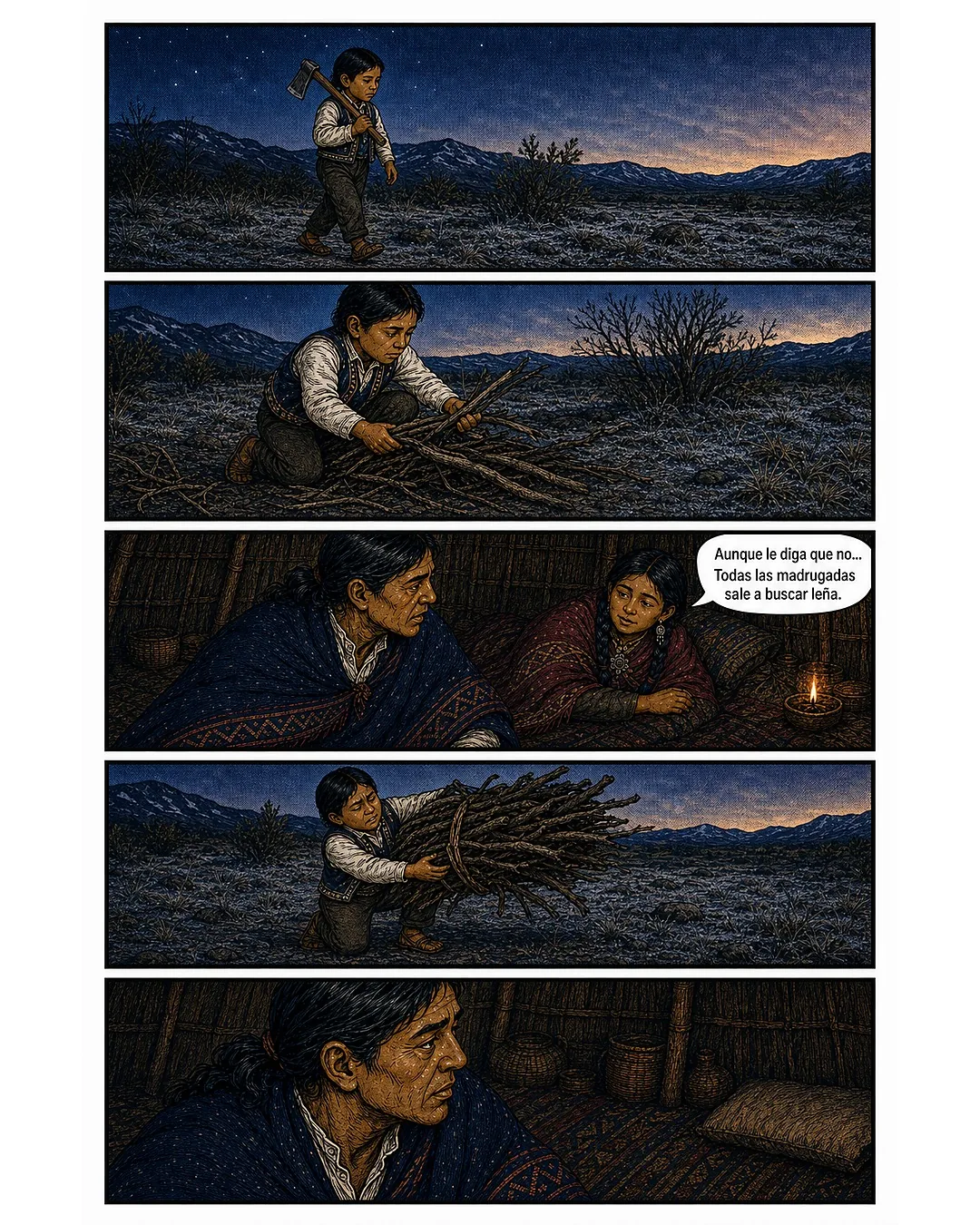 Antes que saliera el sol, página 3